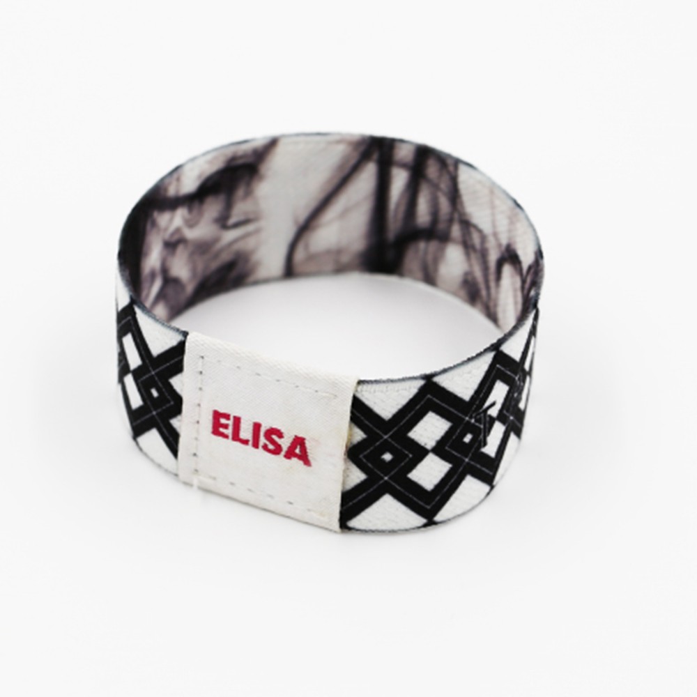 Elastic Fabric NFC Woven  Wristband Festival