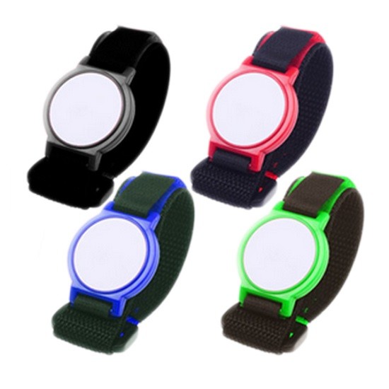 13.56Mhz Adjustable Rfid Woven Fabric Bracelet for Festival
