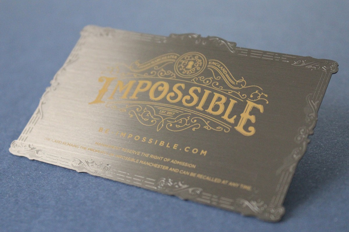 High Class Club Metallic Membership Card