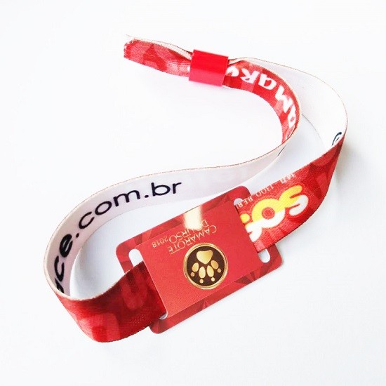 Smart RFID NFC Fabric Bracelets