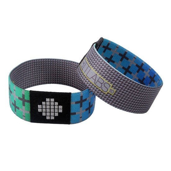 125Khz Rfid Woven Theme Park Wristband