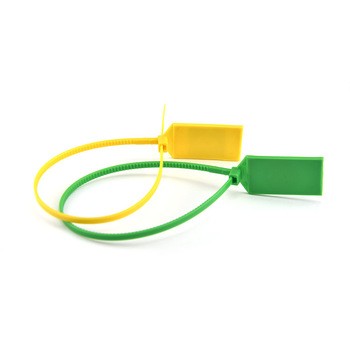 Passive 13.56mhz PP plastic RFID Cable Tie Seal Tags for tracking management