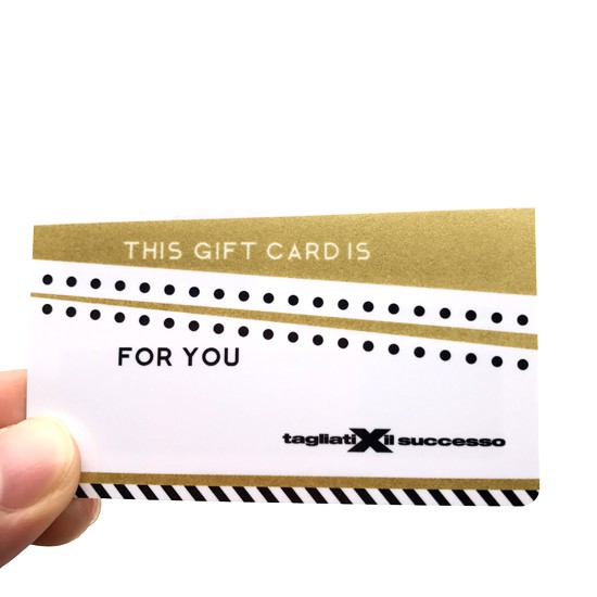 PVC Gold Color Business Card