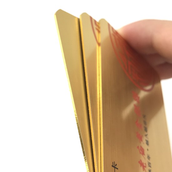 High Class Gold Foil Business Cards