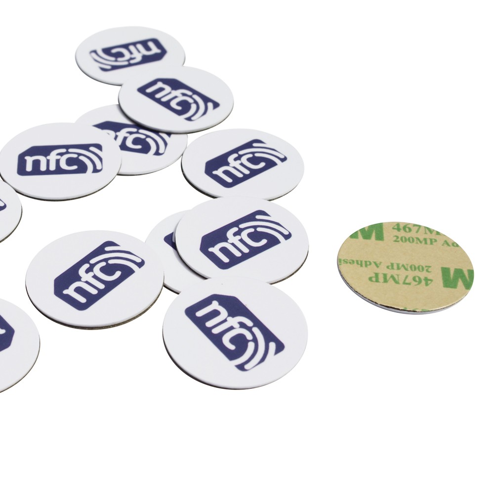 HF RFID PVC waterproof Coin Tag
