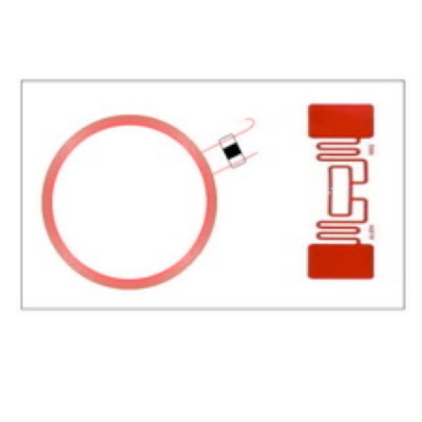 Dual Frequency RFID HF with UHF Hybrid Combi Smart Card