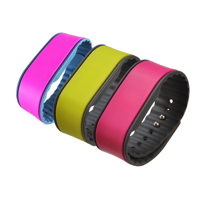 Adjustable NFC Ultralight C silicone bracelet rfid wristband