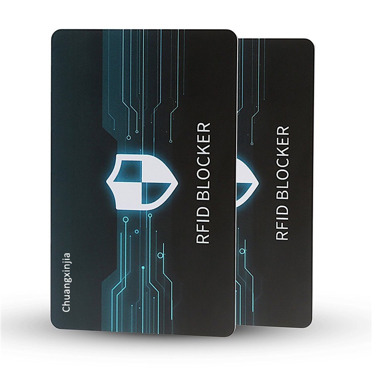 Signal RFID blocking card anti skimming rfid credit card protector blocker