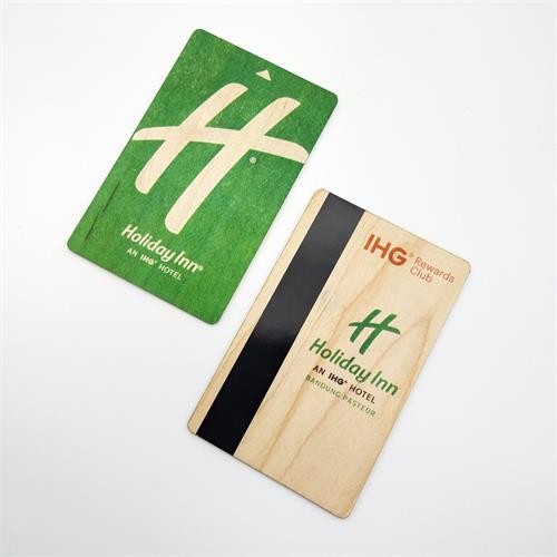 Programmable bamboo wood business Cards RFID ISO14443A Smart NTAG213/216 NFC wooden hotel key card