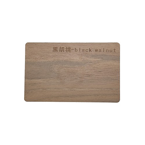 Custom logo eco friendly RFID Wood  Access control Hotel Key use