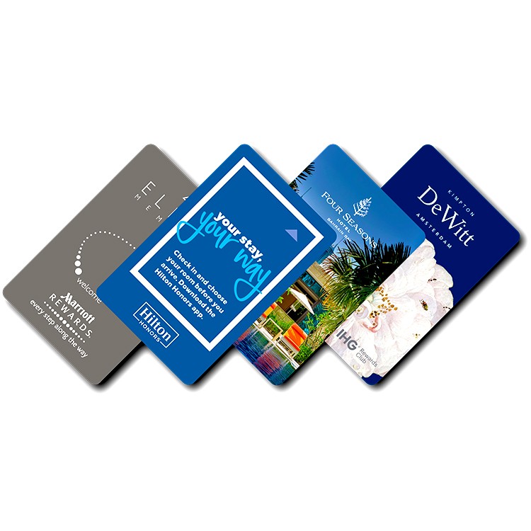 CMYK printing classic MF 1K S50 NFC smart hotel key card with 13.56Mhz ISO14443A