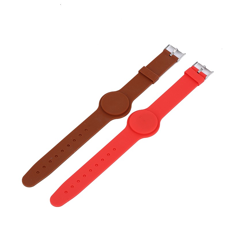 Factory price adjustable passive NFC Bracelet RFID silicone wristband