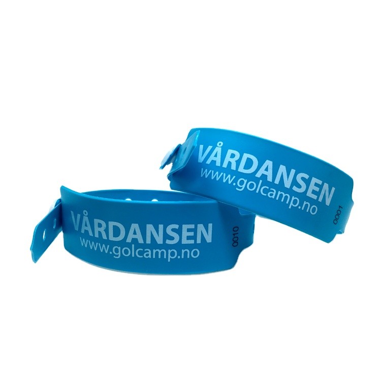 Soft Comfortable Vinyl ID Bracelet Wrist band PVC Wristbands For Events