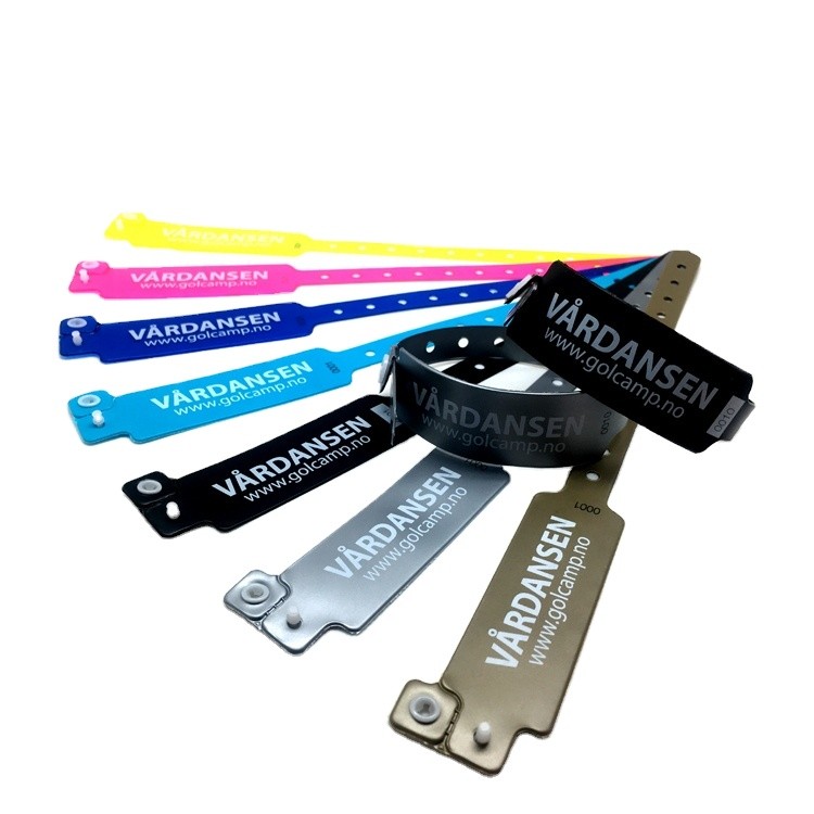 Soft Comfortable Vinyl ID Bracelet Wrist band PVC Wristbands For Events