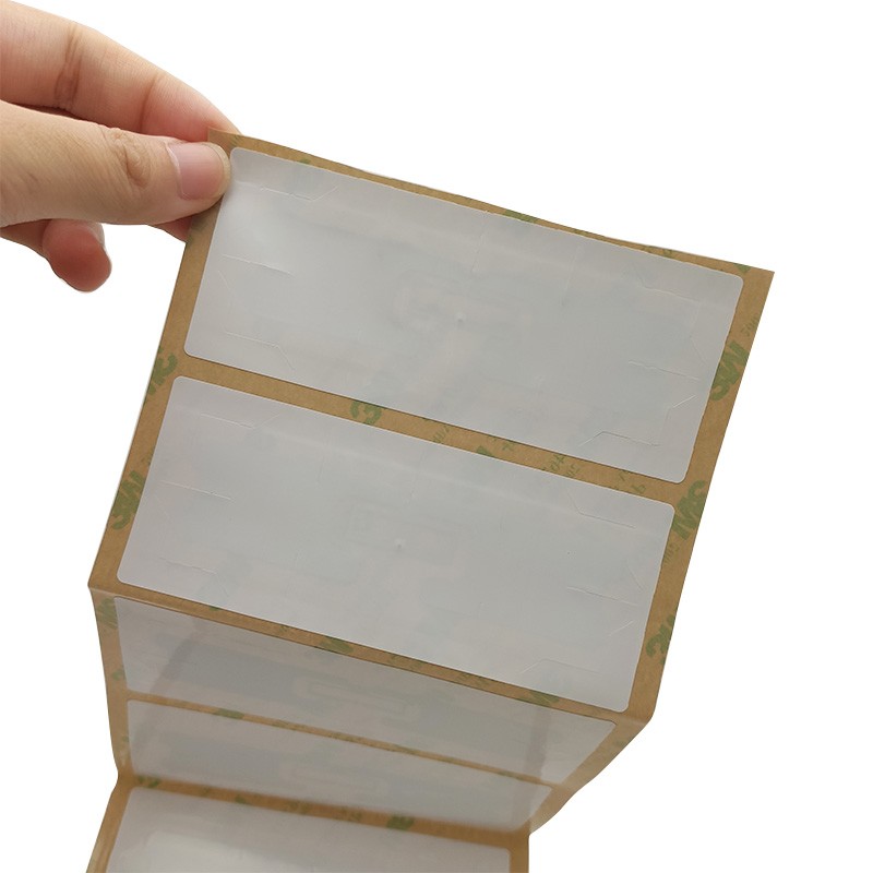 860~960MHz Anti-tearing Off RFID Vehicle Sticker RFID UHF Windshield Label Tag