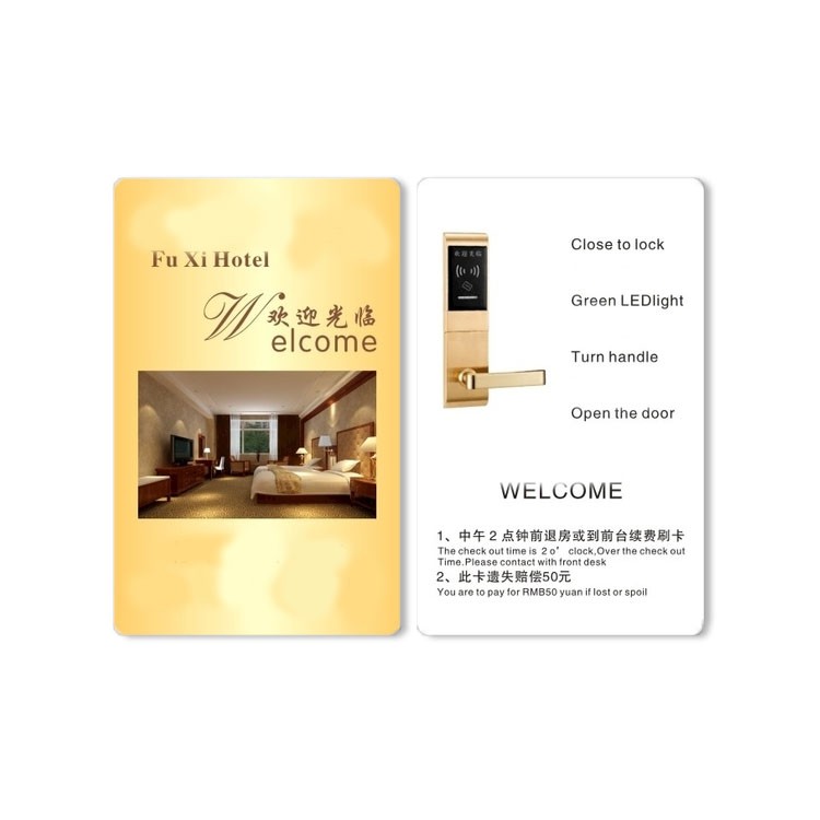 Proximity 125KHz RFID EM-ID Card Keyfob/ PVC RFID Hotel Key Card For Door Access Control