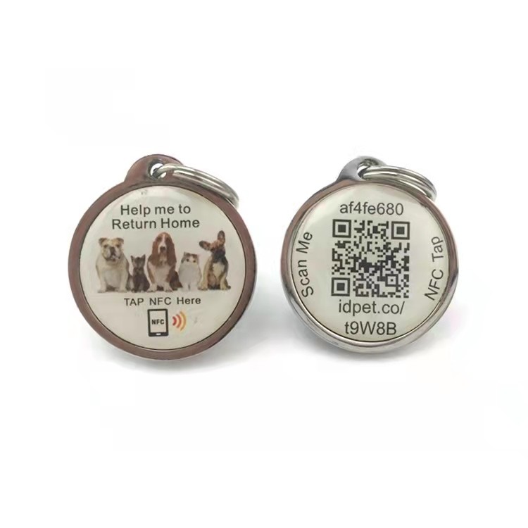 13.56Mhz unique RFID NFC epoxy smart pet dog tags