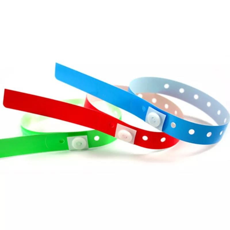 Printed Baby Hospital Disposable UHF RFID PVC ID Wristband