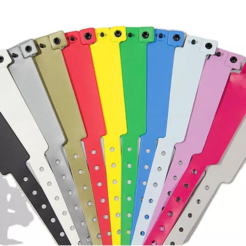 Printed Baby Hospital Disposable UHF RFID PVC ID Wristband
