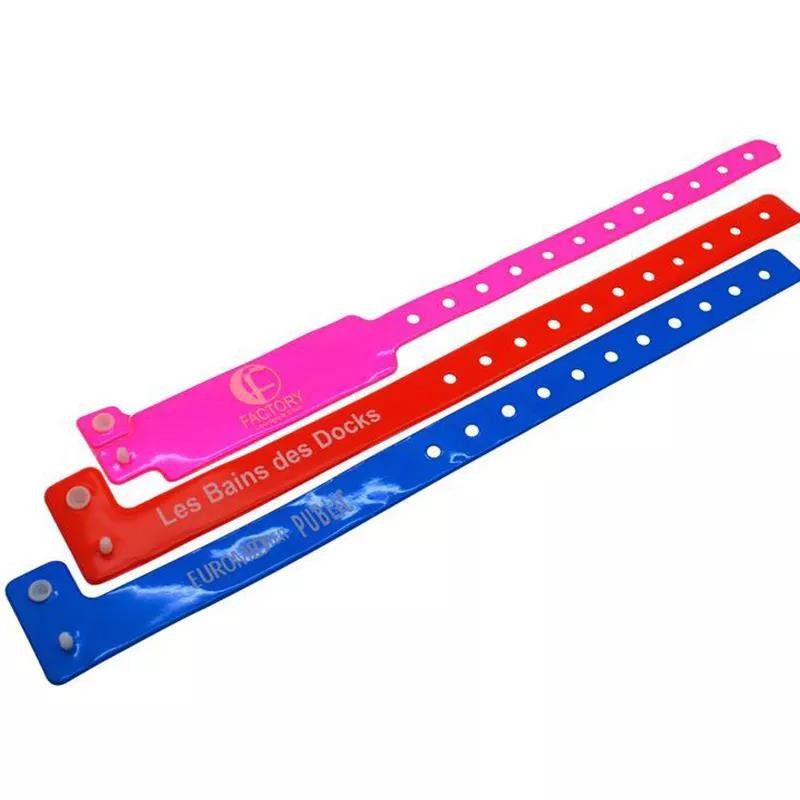 Printed Baby Hospital Disposable UHF RFID PVC ID Wristband