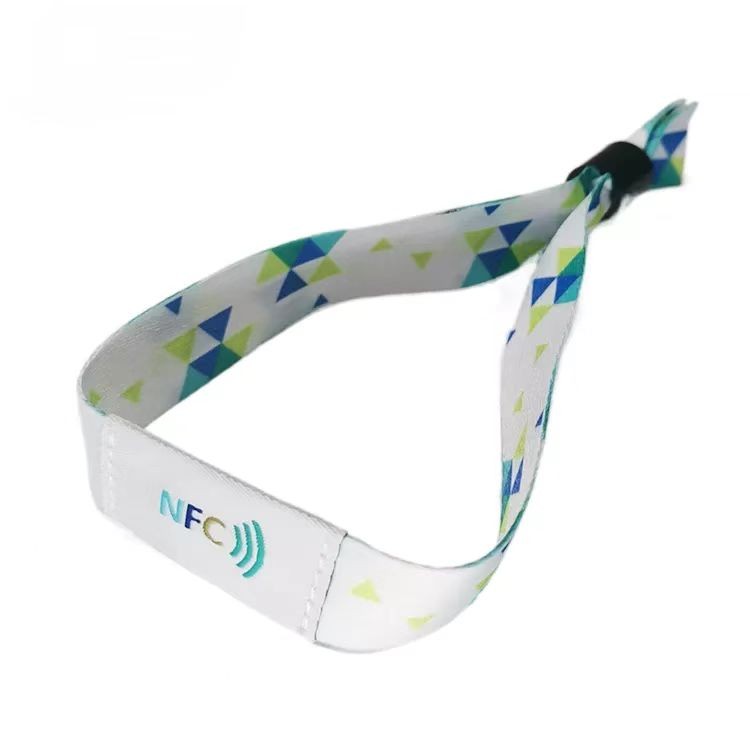 Super quality new arrival rfid woven fabric wristband