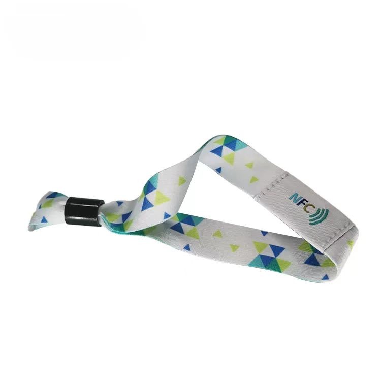Super quality new arrival rfid woven fabric wristband