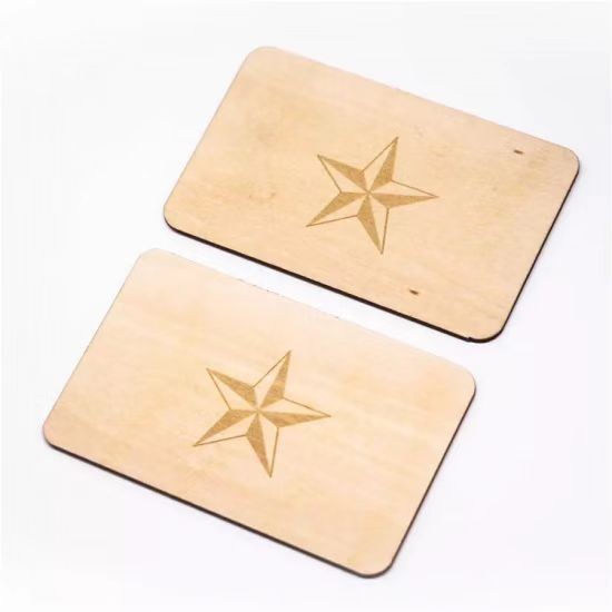 smart chip wooden rfid bamboo key card for hotel