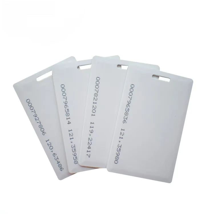 Clamshell 125khz access control mango tk28 tk4100 chip contactless rfid proximity card