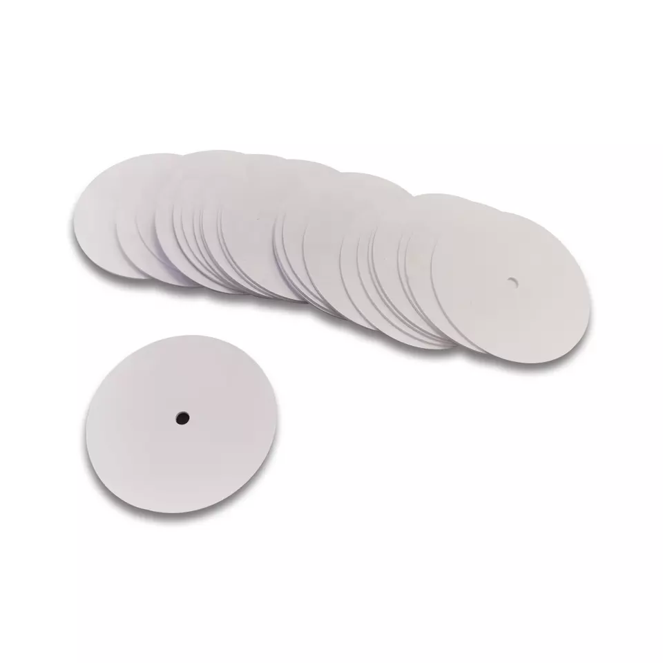 860-960mhz 13.56mhz RFID PVC Coin Tag 125khz rfid coin card