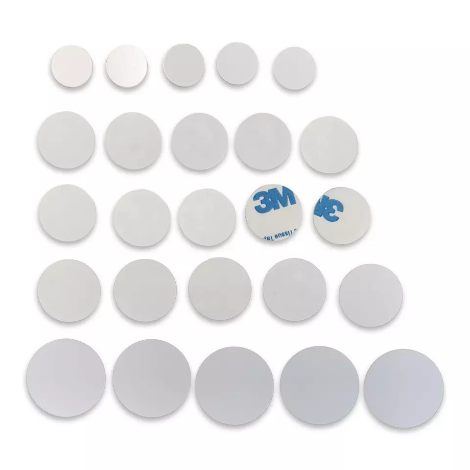 860-960mhz 13.56mhz RFID PVC Coin Tag 125khz rfid coin card
