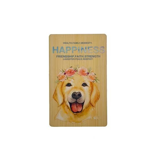 Wooden NFC Card with Custom Logo RFID Engraving Bamboo Wooden Business Card