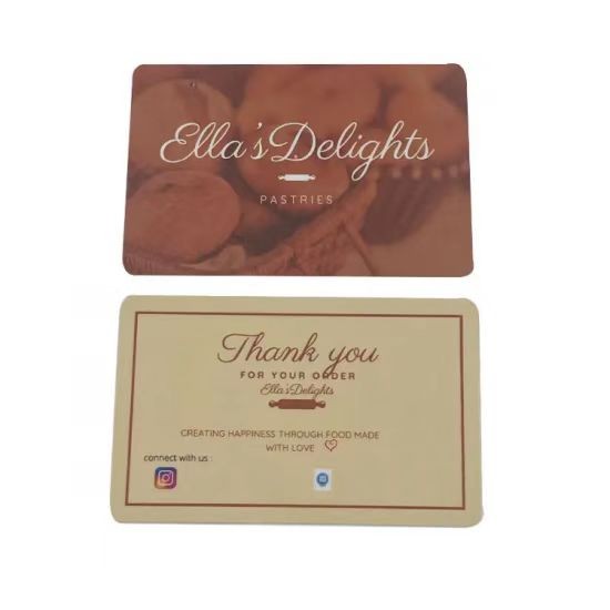 Custom Printing CR80 PVC Plastic Personalized Gift Cards