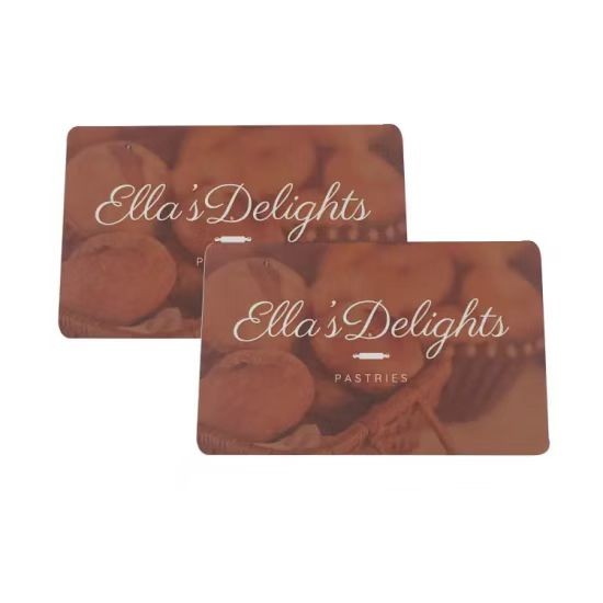 Custom Printing CR80 PVC Plastic Personalized Gift Cards