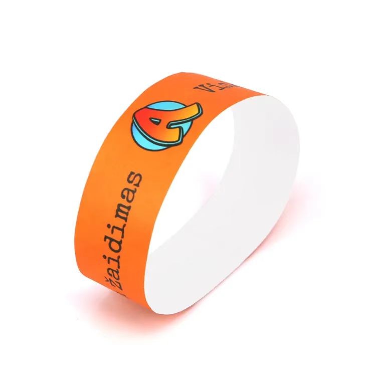 Thermal Printer Vinyl PP Synthetic Paper Printing Disposable RFID Paper Wristband