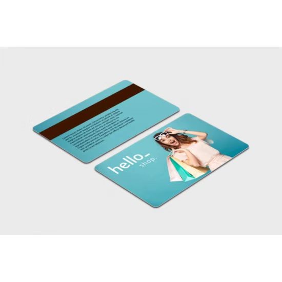 Custom HICO magnetic stripe card