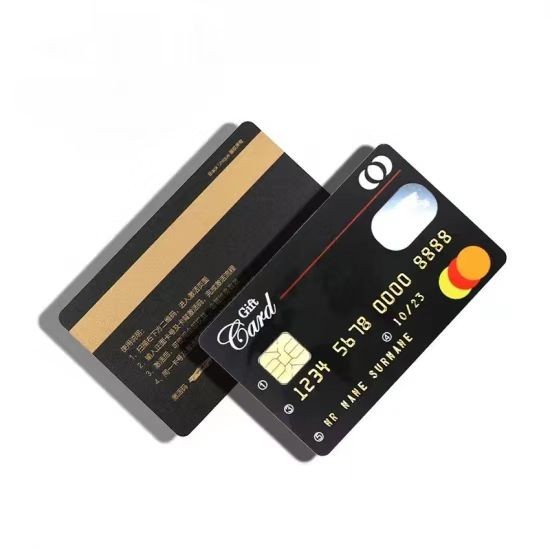 Custom HICO magnetic stripe card