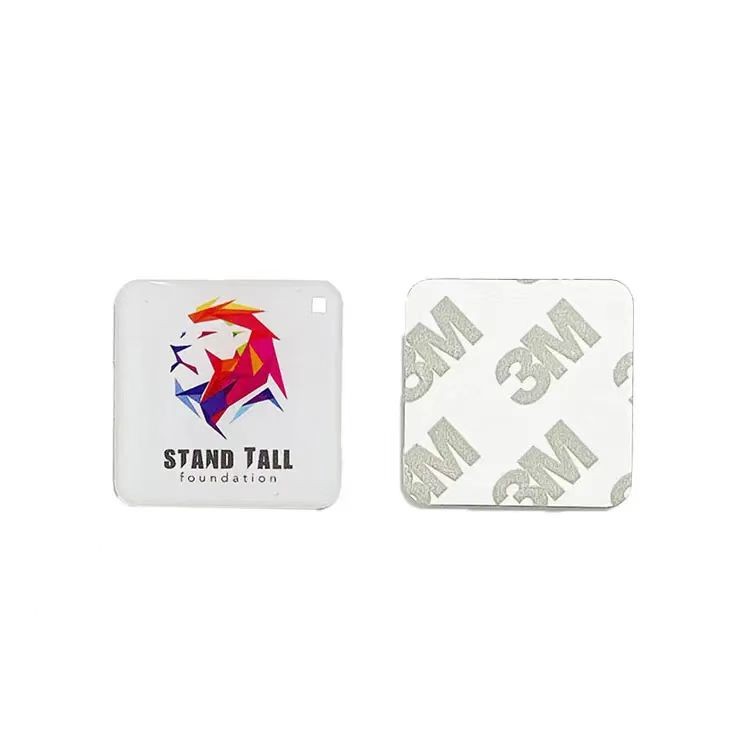 Diameter 25/30mm Waterproof Epoxy NFC Tags Social Media Sharing Stickers Mobile Phone Stickers