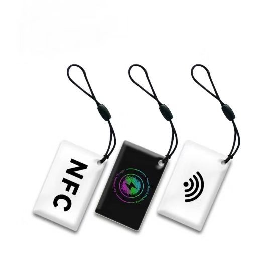 50*30mm 13.56MHz Programmable RFID NFC Epoxy Key  Custom Printed Smart Cards