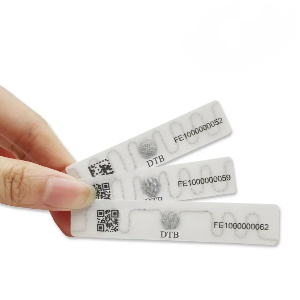 Washable Laundry Label Rfid Uhf Fabric Wash Label Garment Label