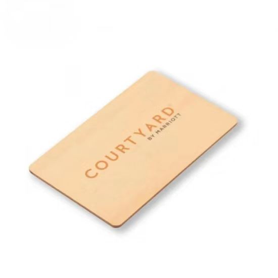 Smart Chip Wooden Rfid Bamboo Hotel Key Card