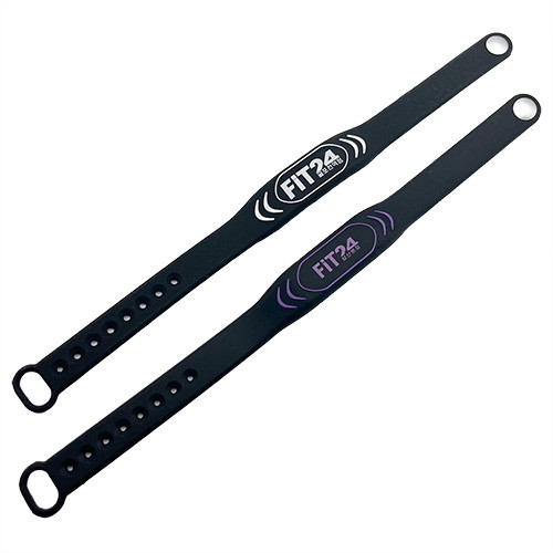 Customized waterproof nfc rfid adjustable silicone wristband