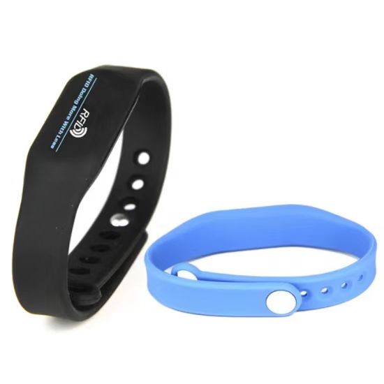 Customized waterproof nfc rfid adjustable silicone wristband