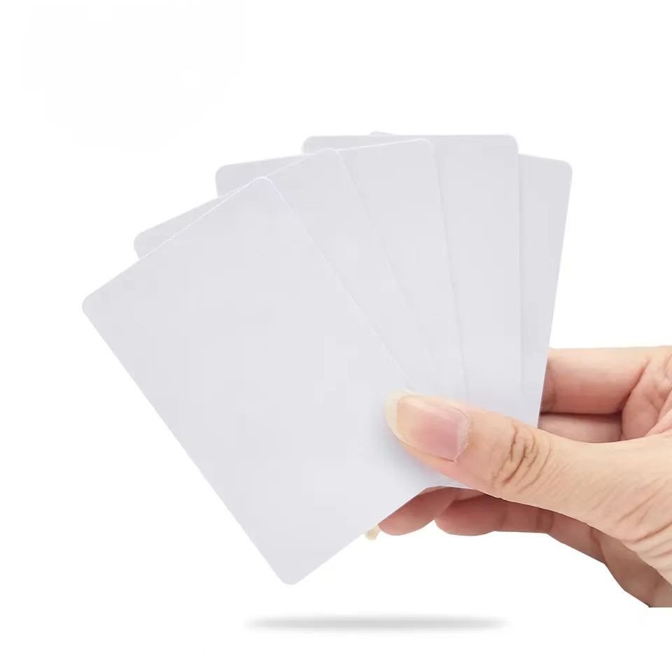 13.56MHz NFC Blank Card RFID Ntag213/Ntag215/Ntag216 White Smart Rewritable PVC Card