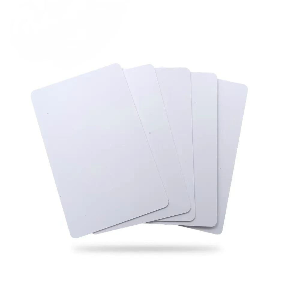13.56MHz NFC Blank Card RFID Ntag213/Ntag215/Ntag216 White Smart Rewritable PVC Card