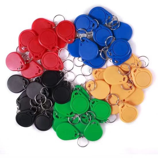 Re-writable waterproof RFID key fobs, 125 kHz, 13.56 MHz