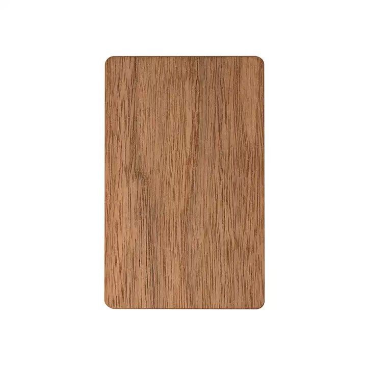 Recyclable Wood NFC Card with Custom Logo RFID Engraving Bamboo Wood Card for Business