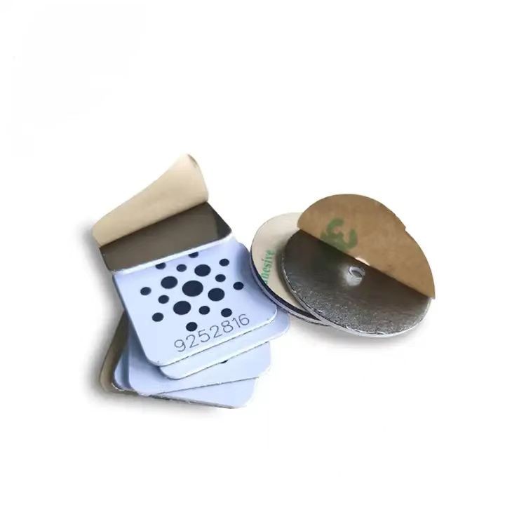 13.56MHz Round Anti-metal RFID Card NFC PVC Disc Coin Tag with Adhesive Sticker