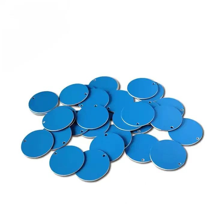 13.56MHz Round Anti-metal RFID Card NFC PVC Disc Coin Tag with Adhesive Sticker