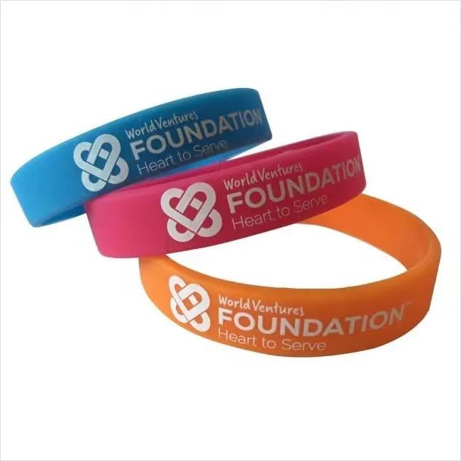 Printed Engraved Silicone Wristbands Custom Silicone Wristbands for Personalized Gifts