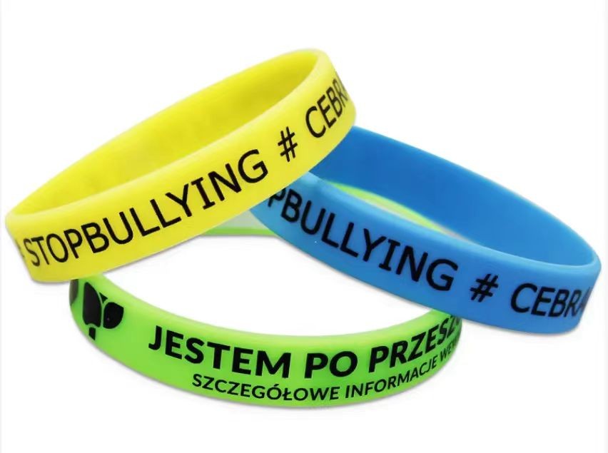 Printed Engraved Silicone Wristbands Custom Silicone Wristbands for Personalized Gifts